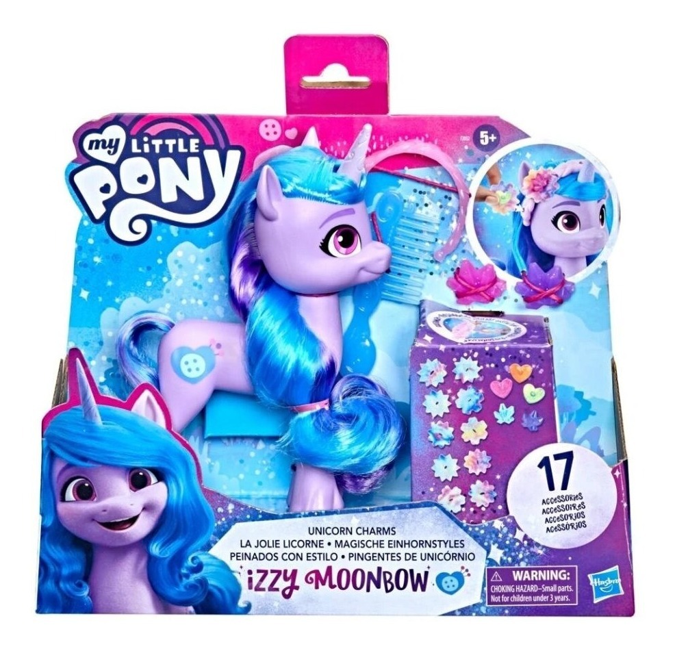 My Little Pony Princesa Izzy Azul 20cm 3 + F1777 Hasbro em