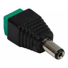 Kit 50 Plug Conector P4 Macho P/cftv Camera Borne 1 Linha