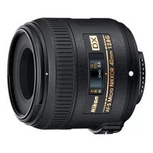 Lente Nikon Objetivo Nikkor Af-s Dx Micro 40mm F/2.8g 40 Mm