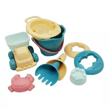 Set De Juguetes De Playa Y Baño Importado Para Niños 9 Pcs