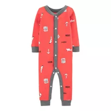 Macacão Pijama Bebê Sem Pezinho Algodão Carters Impoprtado