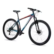 Mountain Bike Topmega Mtb Sunshine R29 22 21v Frenos De Disco Mecánico Cambios Shimano Tourney Ty300 Color Azul 