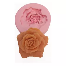 Forma De Silicone Rosa Damascena