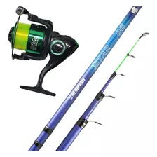 Combo Pejerrey Surfish Caña Star 4mt + Reel Guazu 2000 Tanza