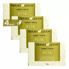 Kit 4 Sabonete De Pita (agave Americana) Derma Clean 100g