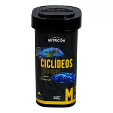 Comida Para Ciclideo Onívoro M 450g Nutricon Premium