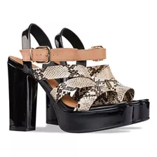 Sandalias Taco Alto Dama 