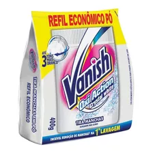 Tira-manchas Em Pó Refil Para Roupas Brancas Vanish 400g