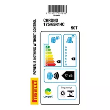 Pneu Pirelli 175/65r14c 90t Chrono Índice De Velocidade T