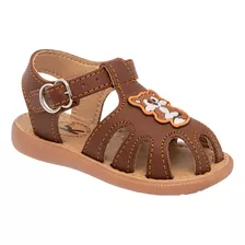 Sandalias Bebe De Niño Kariñitos D'pachekin Camel 116-921