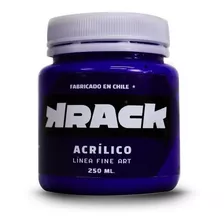 Frasco De Pintura Acrilica Krack 250ml Color Mora Lean