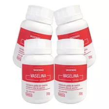 Vaselina Sólida Hidratante Geléia = Kit Com 4 = 70g Cada