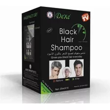 10 Shampoo Tinte Cabello Dexe Pinta Canas Negro