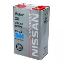 Aceite Nissan Fanfaro 5w30 Para Motores A Gasolina Lata 4 Lt