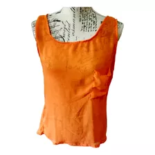 Musculosa Blusa Gasa Naranja S M Brasil 