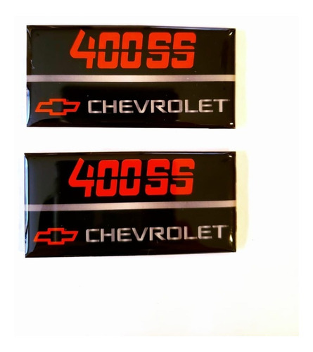 Par Emblemas Laterales 400ss Cheyenne Silverado Chevrolet Foto 6