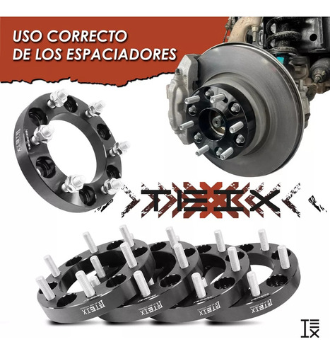 Kit Espaciadores 1 PuLG Para Toyota Hilux Tacoma Fj 2008 Foto 5