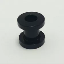 Alargador Acrilico Preto Uni 1mm 2mm 3mm 4mm 5mm 6mm 8mm 10