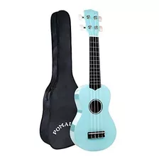 Ukelele Soprano Pomaikai De 21 Pulgadas Con Estuche Para Nir