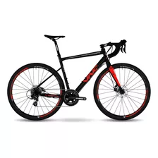 Bicicleta De Gravel Vnc Prime Racer A9 2x10 Velocidades Color Negro/rojo Tamaño Del Cuadro M