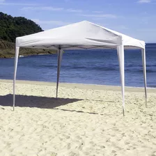 Gazebo Dobrável Tendas Wild Praia E Campo 3m X 3m X 2.5m - Branco