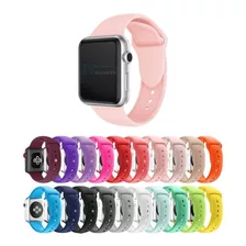 Pulseira De Relógio Compativel Apple Watch De Silicone 42mm