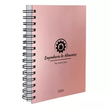 Agenda Personalizada Profissões Rose Gold