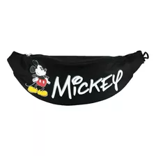 Riñonera Disney Mickey Mouse, Color Negro