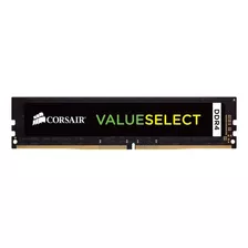 Memoria Ram Value Select Gamer Color Negro 16gb 1 Corsair Cmv16gx4m1a2666c18