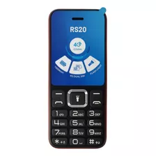 Teléfono Celular Básico 4g Radio Fm Teclado Linterna Cámara