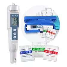 Kit Medidor De Ph Phmetro Portátil Com 3 Calibradores Nf