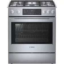 Bosch Slide-in Gas Range 800 Series, 30 In Stainless Steel 