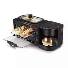 Máquina De Desayuno 3 En 1 Sokany Horno 