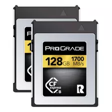 2 Tarjetas De Memoria Prograde Cfexpress Tipo B 128gb