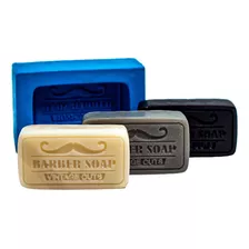  Barber Soap Retangular - Molde Para Sabonete 