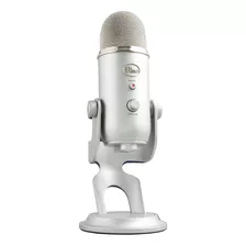 Microfone Condensador Usb Blue Yeti - Prata Silver - Usado