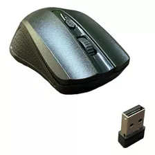 Mouse Sem Fio Com Receptor E Alcance De 10metros + Pilhas 