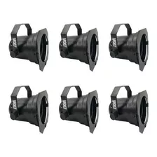 Kit 6 Unidades Canhão Refletor Spot Par 30 Preto - Volt