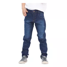 Calça Jeans Infantil Menino Masculina Com Lycra 1 Ao 10