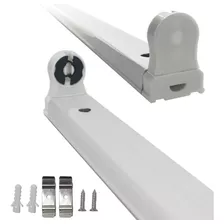 Base Para Tubo Led T8 120cm Sócates Incluidos