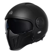 Casco Para Moto Triangle Open Face M Talla Xl Color Negro