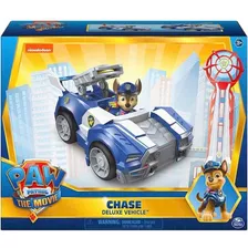 Vehículo Paw Patrol Chase Deluxe Transformer.