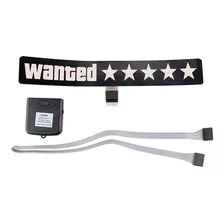 Logo Led Luminoso Para Auto Wanted 