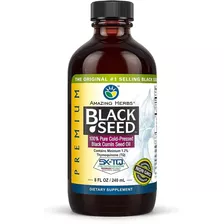 Black Seed Oil Aceite De Comino Premium Botella 240ml Usa