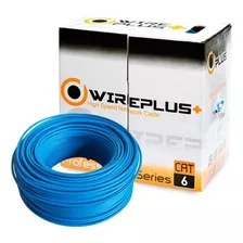 Cable Utp Cat 6 Bobina 100 Metros Marca Wireplus Interior 