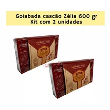 Goiabada Cascão Zélia Premium Barra 600 Gramas Kit 2 Peças
