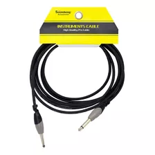 Cable 1 Plug Mono 6.3mm A 1 Plug Mono 6.3mm 3mts Soundking