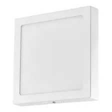 Painel Plafon Smart Quadrado Sobrepor Led 18w Grande 22cm 110v/220v (bivolt)