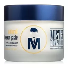 Señor Pompadour Natural Cera De Abejas Pegar Hombres, Peluqu