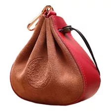 Jsbwsfa1 Bolsa De Cuero Para Monedas, Cuerda De Cuero, Mini 